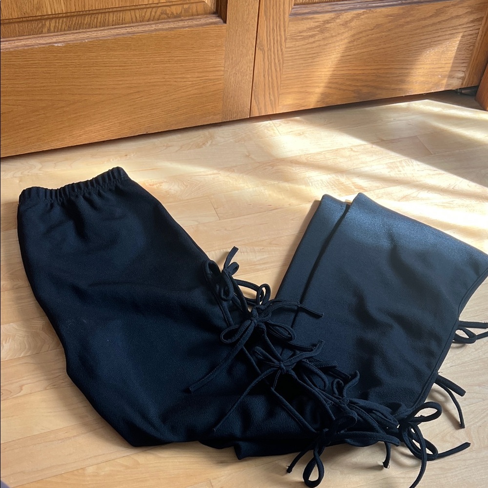 SHEIN Black Wide Leg Pants